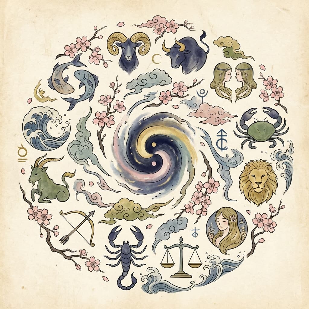 【2026】12星座相性表｜全144組み合わせ一覧【2026年版】のポイントと注意点｜初心者向け｜【2026】12…