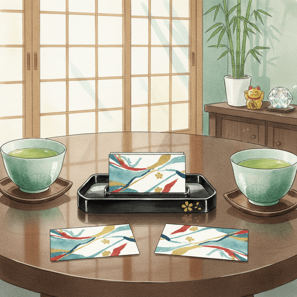 名刺交換・商談の吉日 ─ ビジネスマナーと暦の知恵