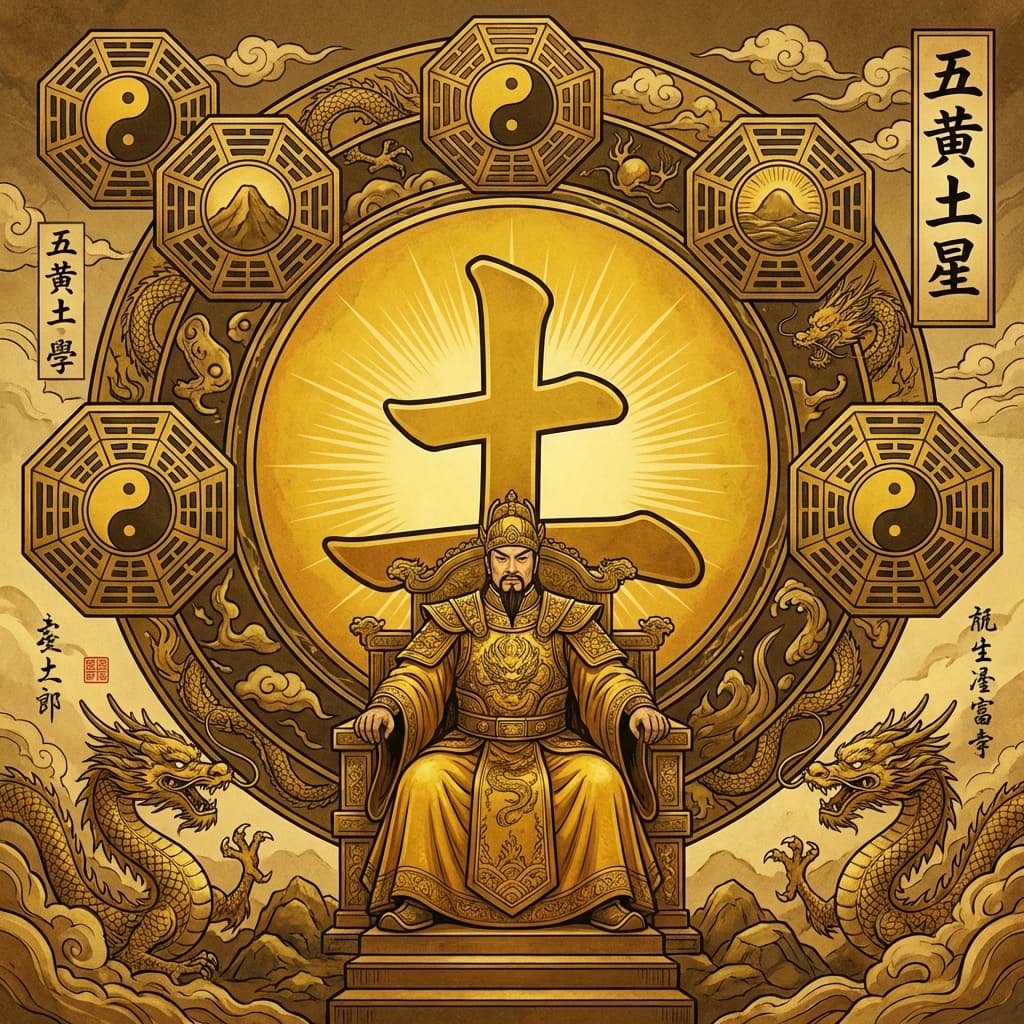 五黄土星（ごおうどせい）の意味と運勢｜性格・相性・2026年開運行動