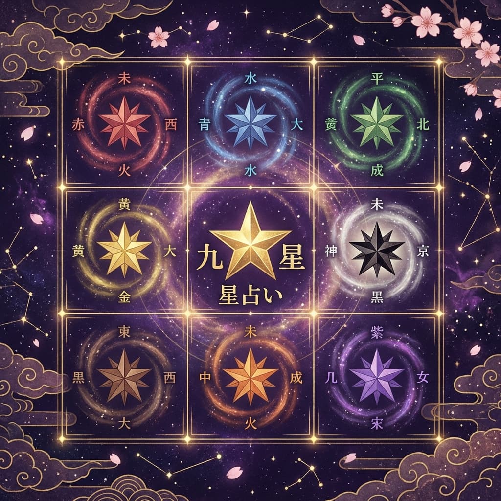 九星気学とは？9つの星の意味と本命星の調べ方