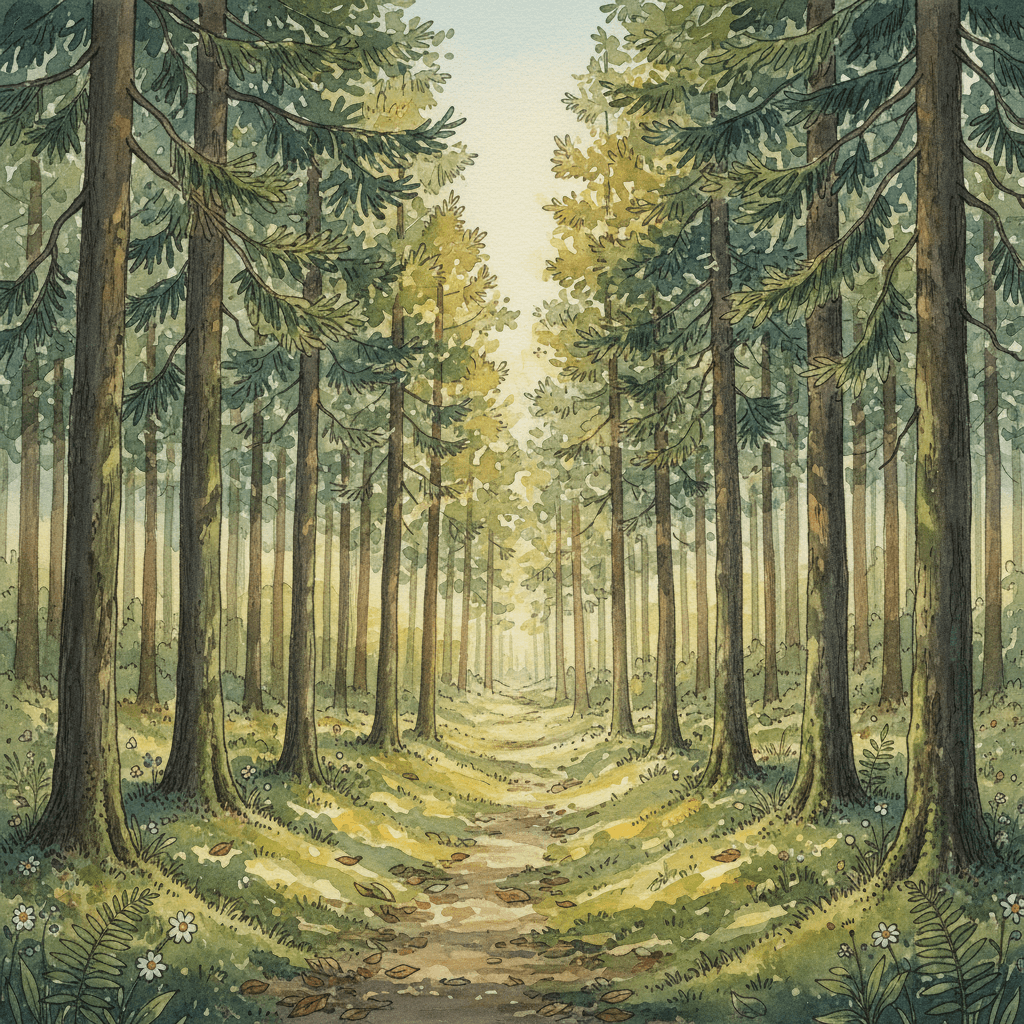 木漏れ日と森林浴 ─ 自然の癒しと暦のリズム