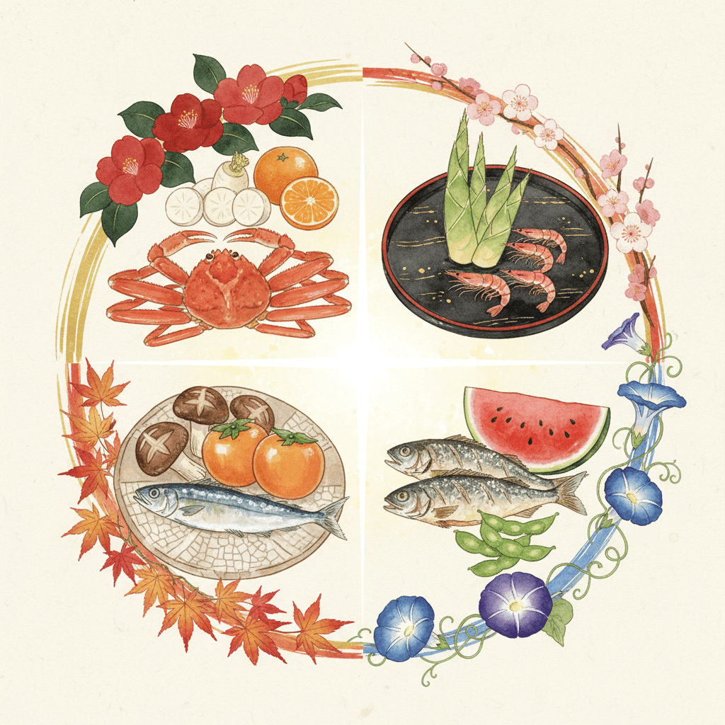 旬の食材と暦 ─ 二十四節気で味わう季節の恵み