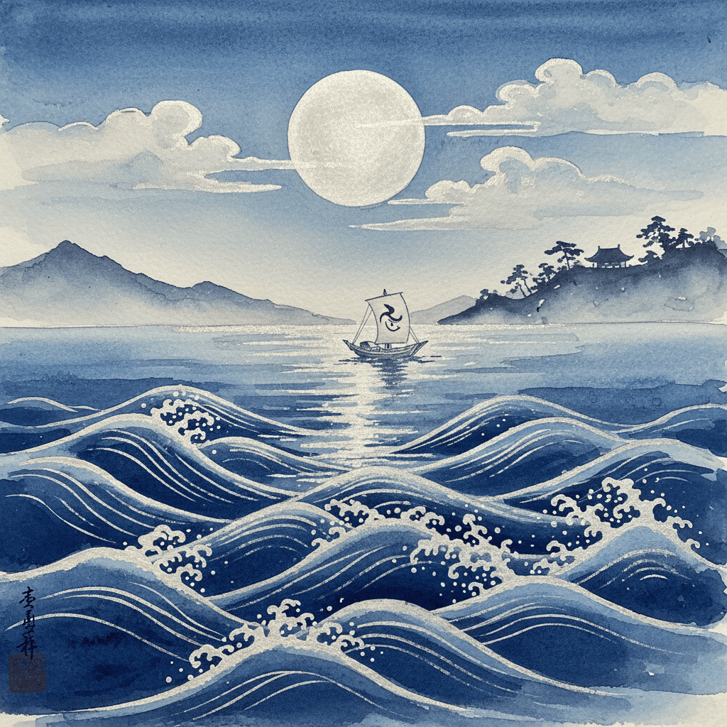 海と暦 ─ 潮の満ち引きと月の深い関係