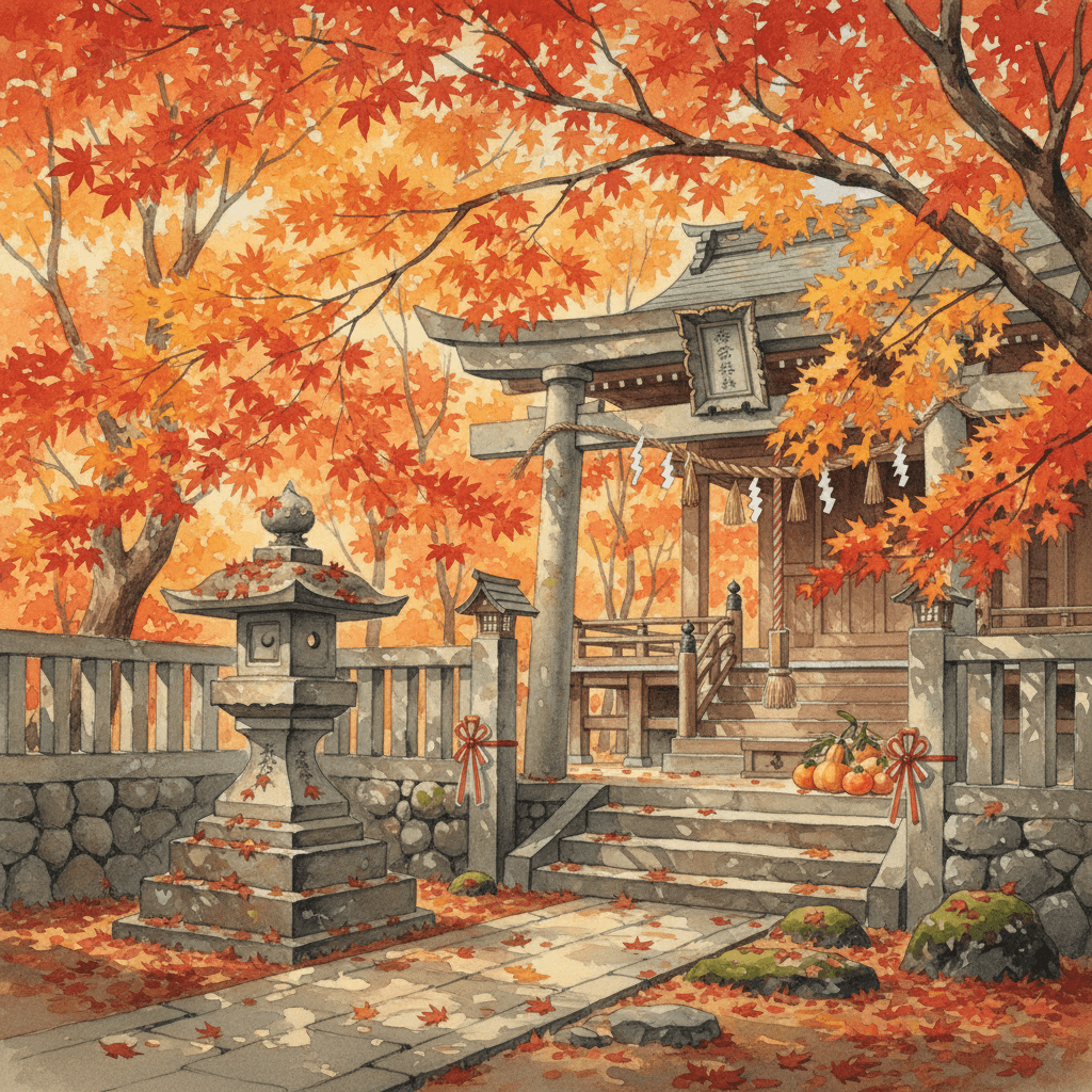 秋のパワースポット巡り ─ 紅葉と実りの開運旅