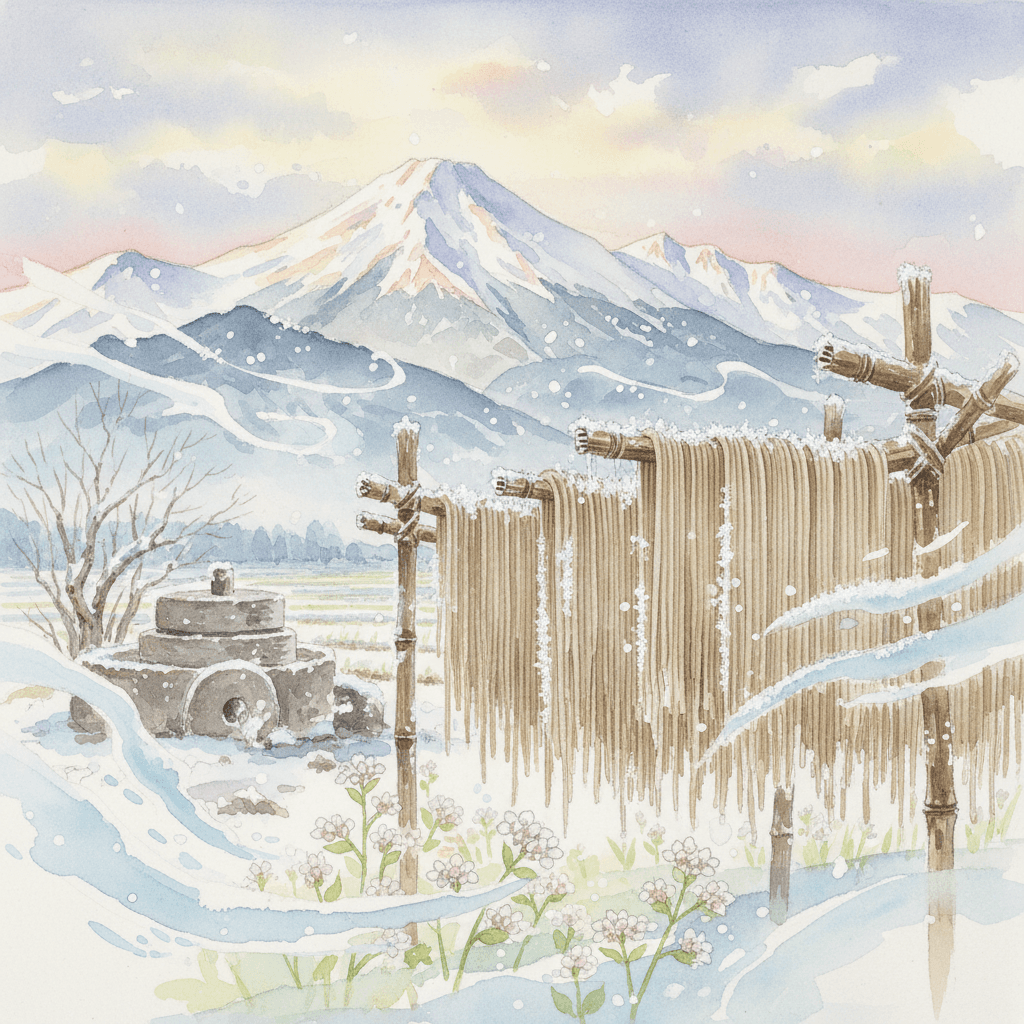 信州そばと大寒の寒ざらし─長野の蕎麦文化と暦の極寒仕込み