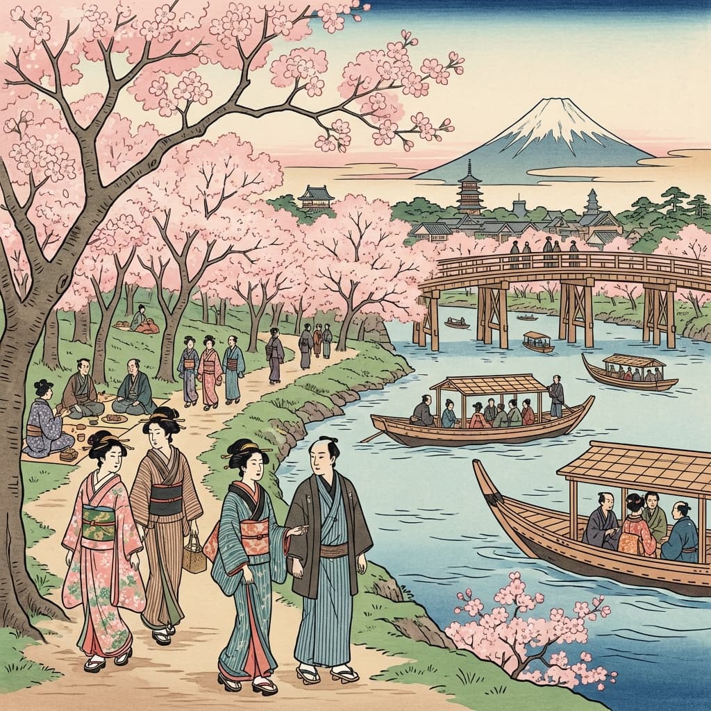 江戸の花見文化と隅田川の桜 ─ 厄落としの春散歩