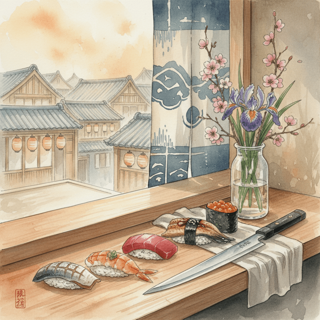 江戸前寿司と「初物」の粋─暦が教える旬のネタ暦