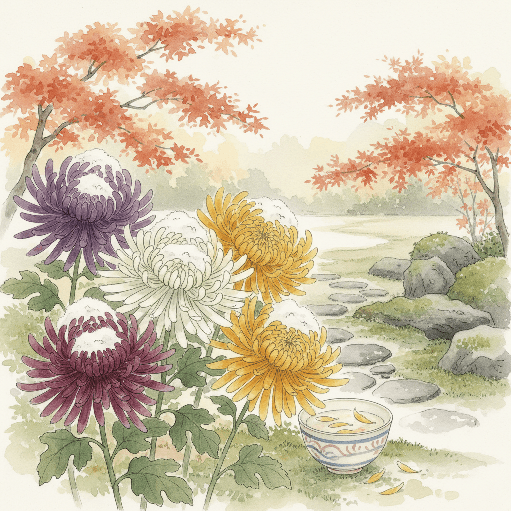 重陽の節句と菊の着せ綿 ─ 京都に息づく不老長寿の祈り