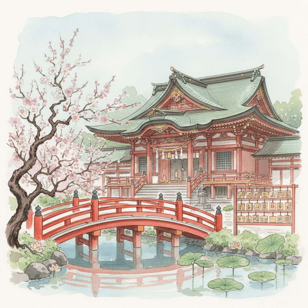 太宰府天満宮で学問成就 ─ 飛梅伝説と新春の開運参拝