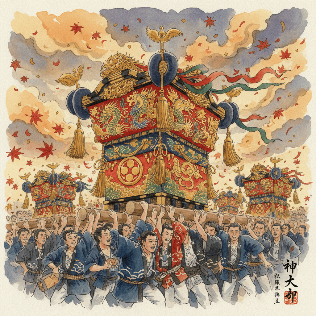 男祭り！新居浜太鼓祭りと五穀豊穣の祈り