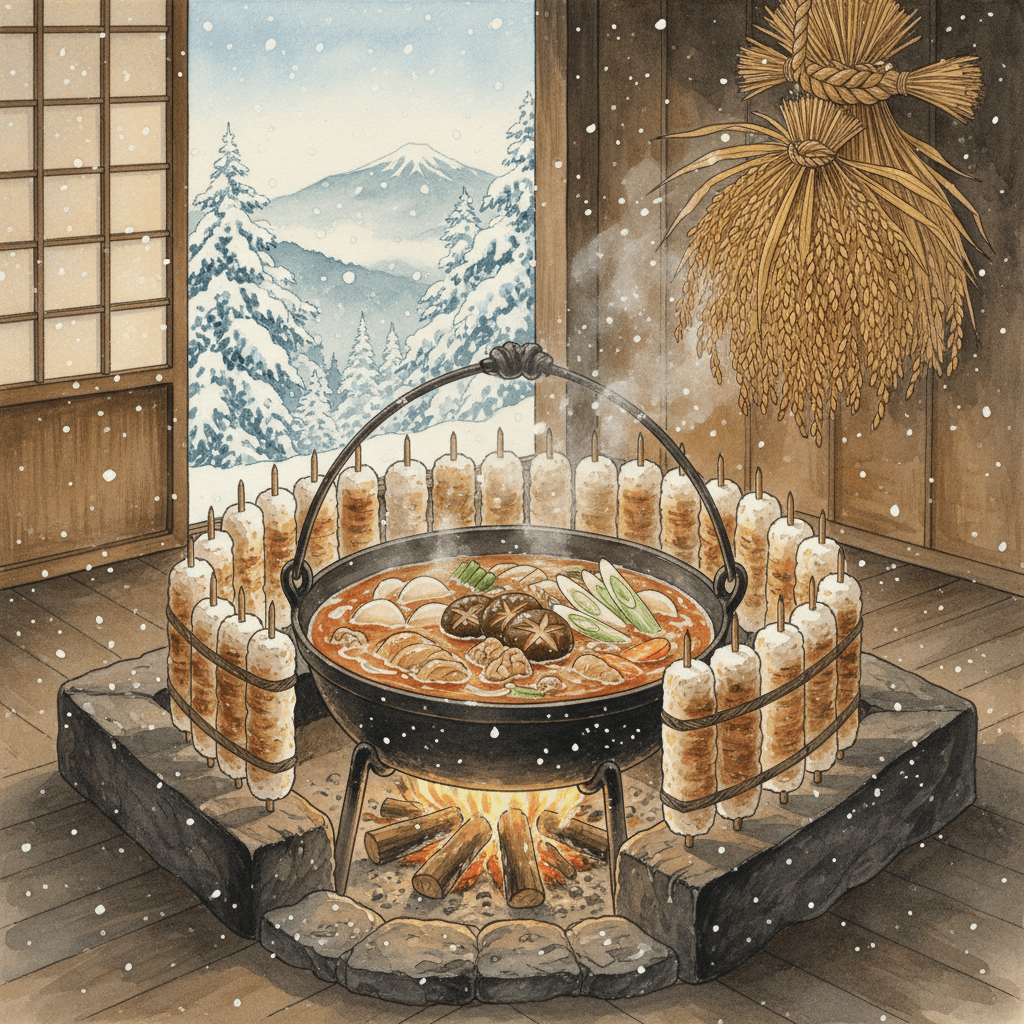 きりたんぽ鍋と立冬─秋田の新米文化と冬支度の暦