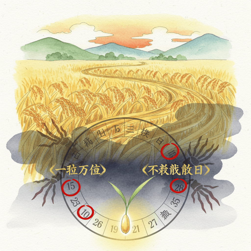 一粒万倍日と暦注下段 ─ 凶日と重なったらどうする？