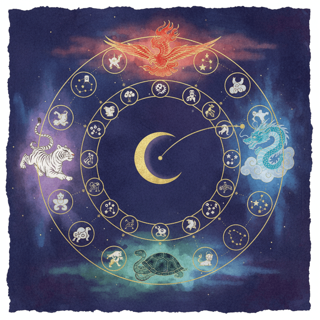 二十八宿とは？ ─ 月の宿る28の星座と吉凶ガイド