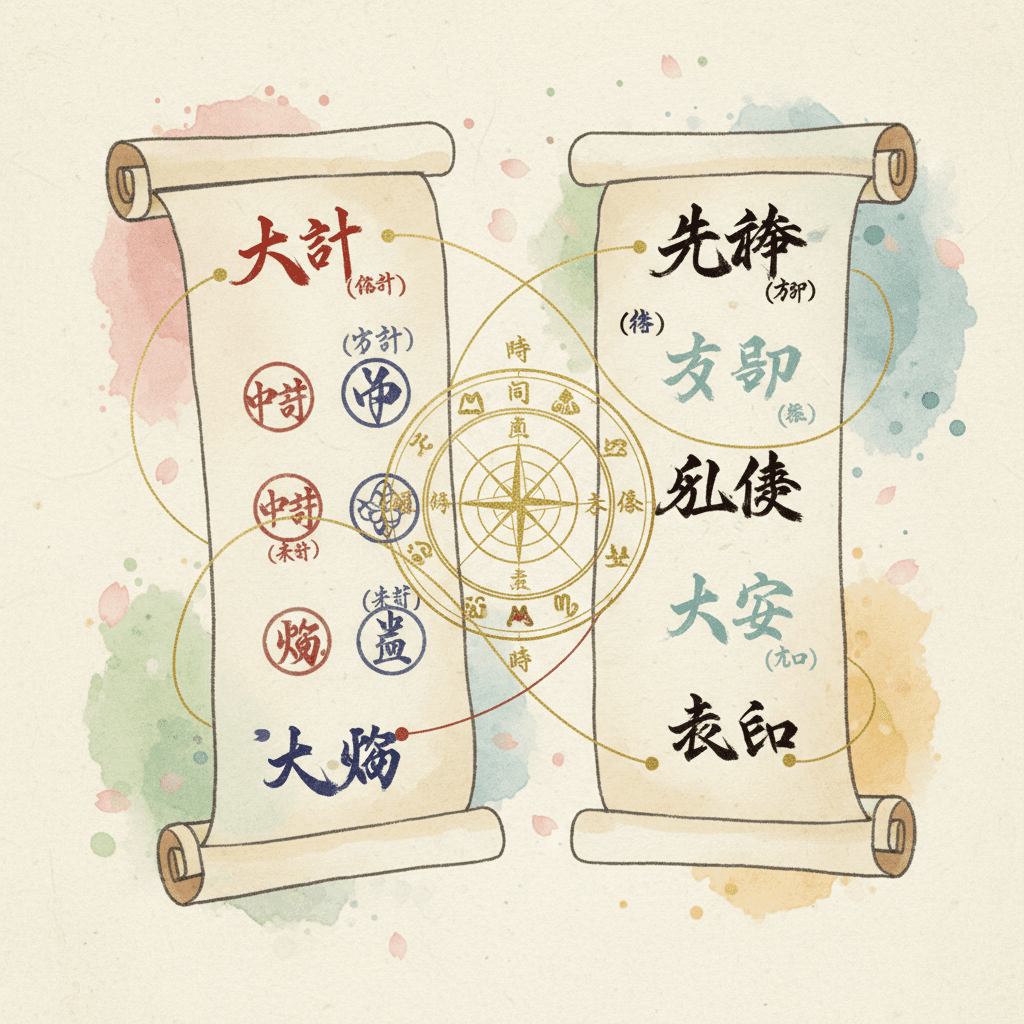 暦注下段×六曜の組み合わせガイド ─ 最良日の見つけ方