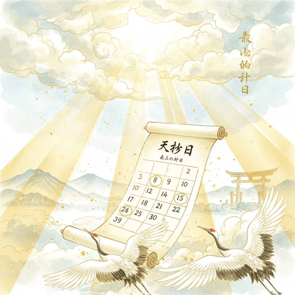 天赦日を暦注下段から読み解く ─ 最強開運日の仕組み