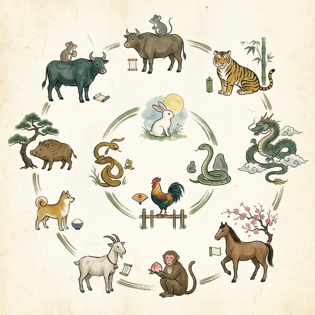 十二支の覚え方｜語呂合わせと歌で簡単に暗記｜｜十二支の覚え方｜語呂合わせと歌で簡単に暗記｜｜十二支の覚え方｜語呂合…