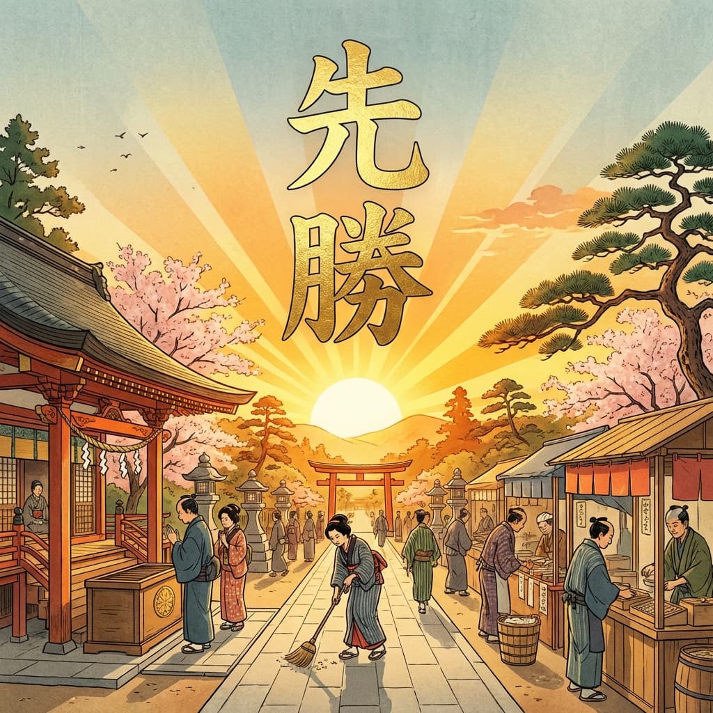 先勝（せんしょう／さきがち）の読み方と意味｜午前が吉の六曜