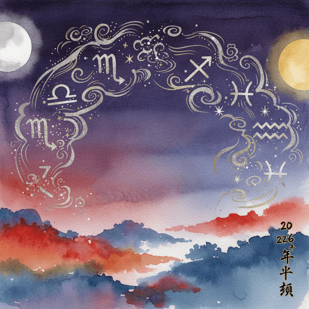 【2026年後半】星座別運勢ランキング ─ 天秤座〜魚座