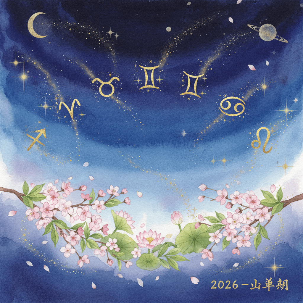 【2026年前半】星座別運勢ランキング ─ 牡羊座〜乙女座