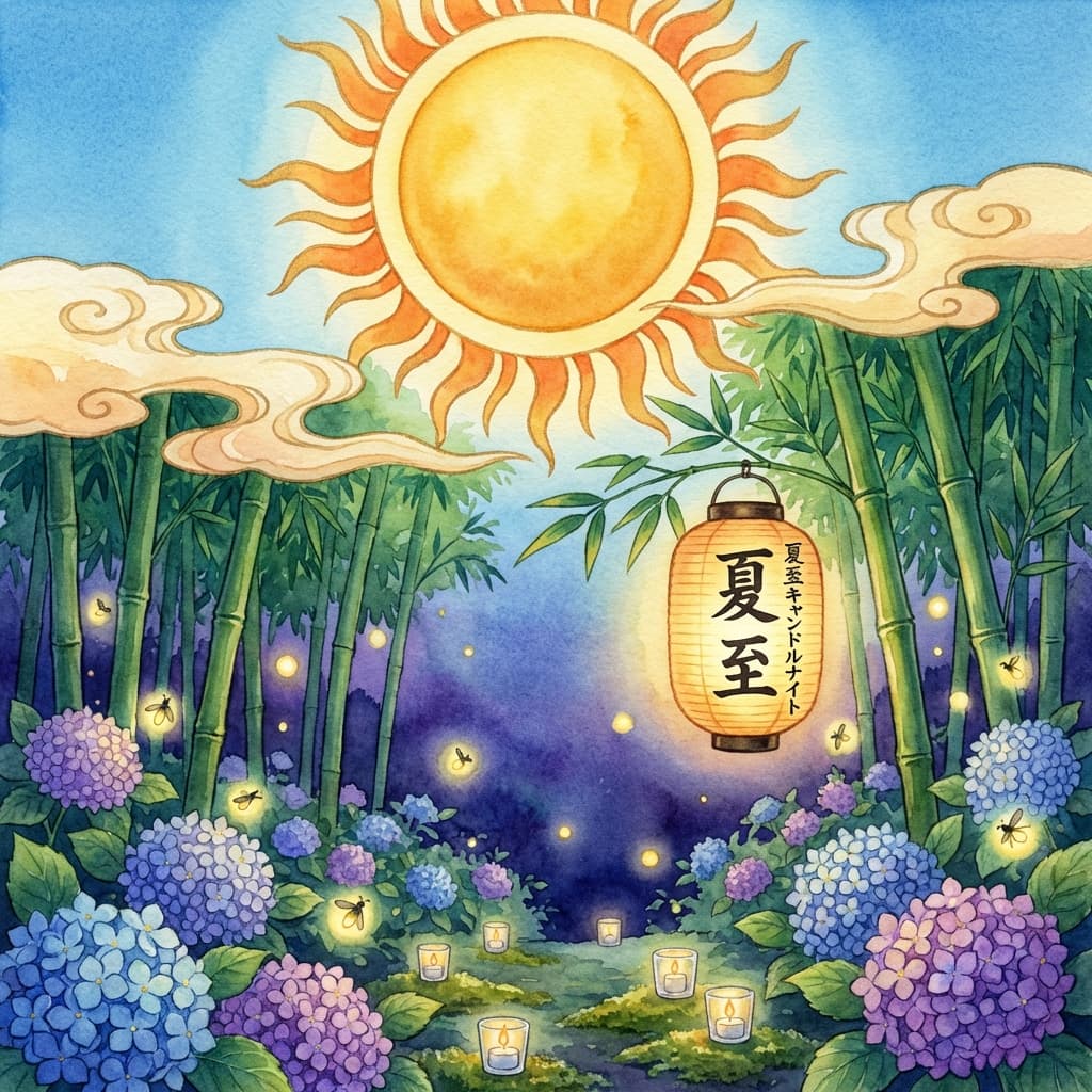 夏至（げし）はいつ？2026年の日付とキャンドルナイトの過ごし方