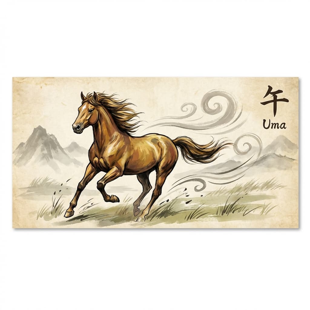 午年(うまどし)生まれの性格・特徴・相性|2026年の運勢