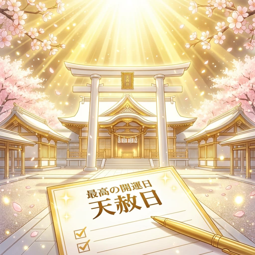 2026年 天赦日にすることリスト|最高開運日の完全活用ガイド