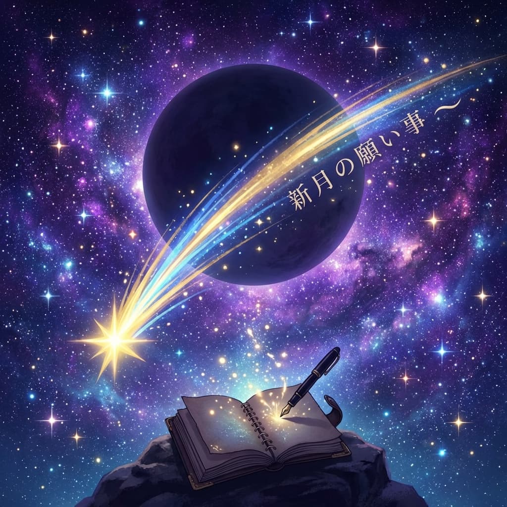 新月の願い事の書き方|叶うデクラレーション7つのルール