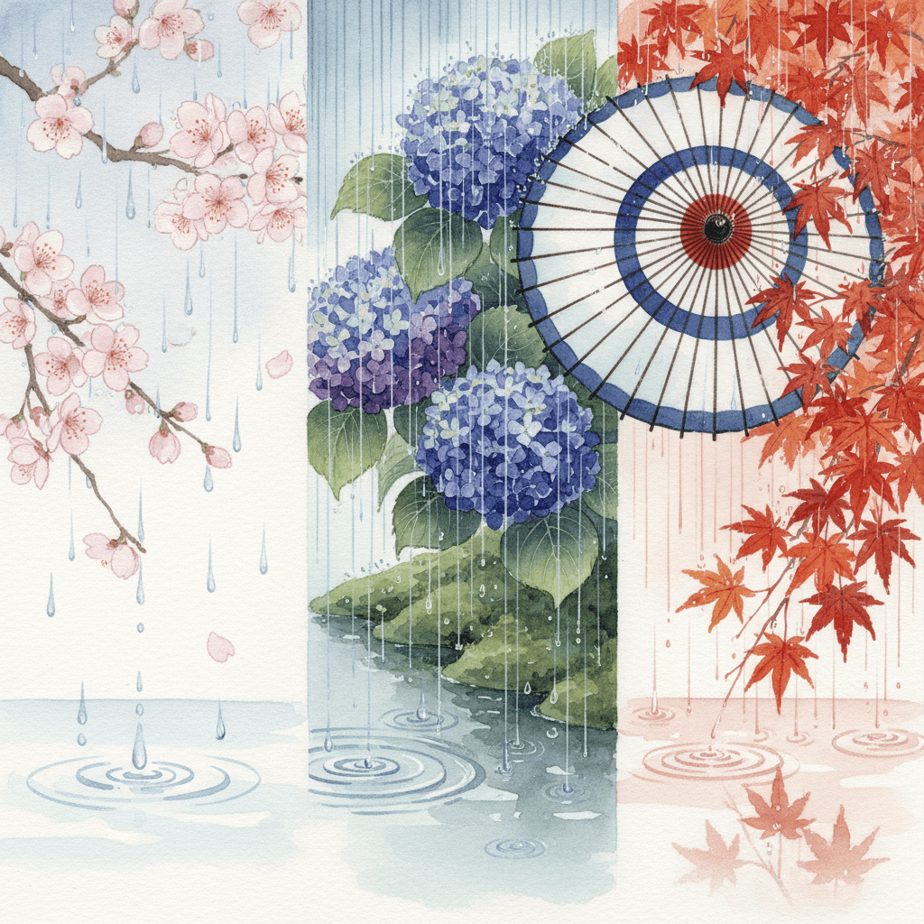 雨と暦 ─ 梅雨・時雨・秋雨と日本の雨の名前