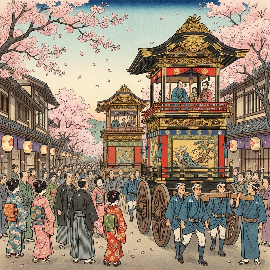 飛騨高山祭(春)、動く陽明門と匠の技