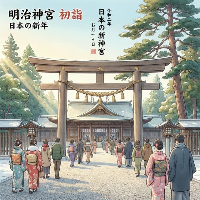 初詣で開運の一年を ─ 関東の名社と元旦参拝の暦学