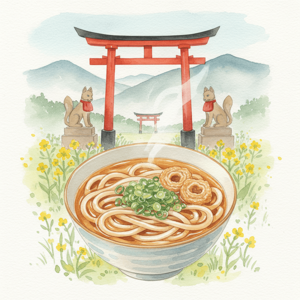 讃岐うどんと初午─香川の「うどん県」文化と暦の食