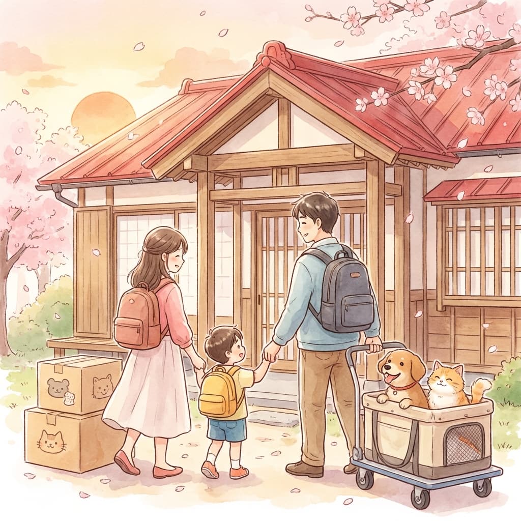 ペットと一緒の引越し:吉日選びと注意点
