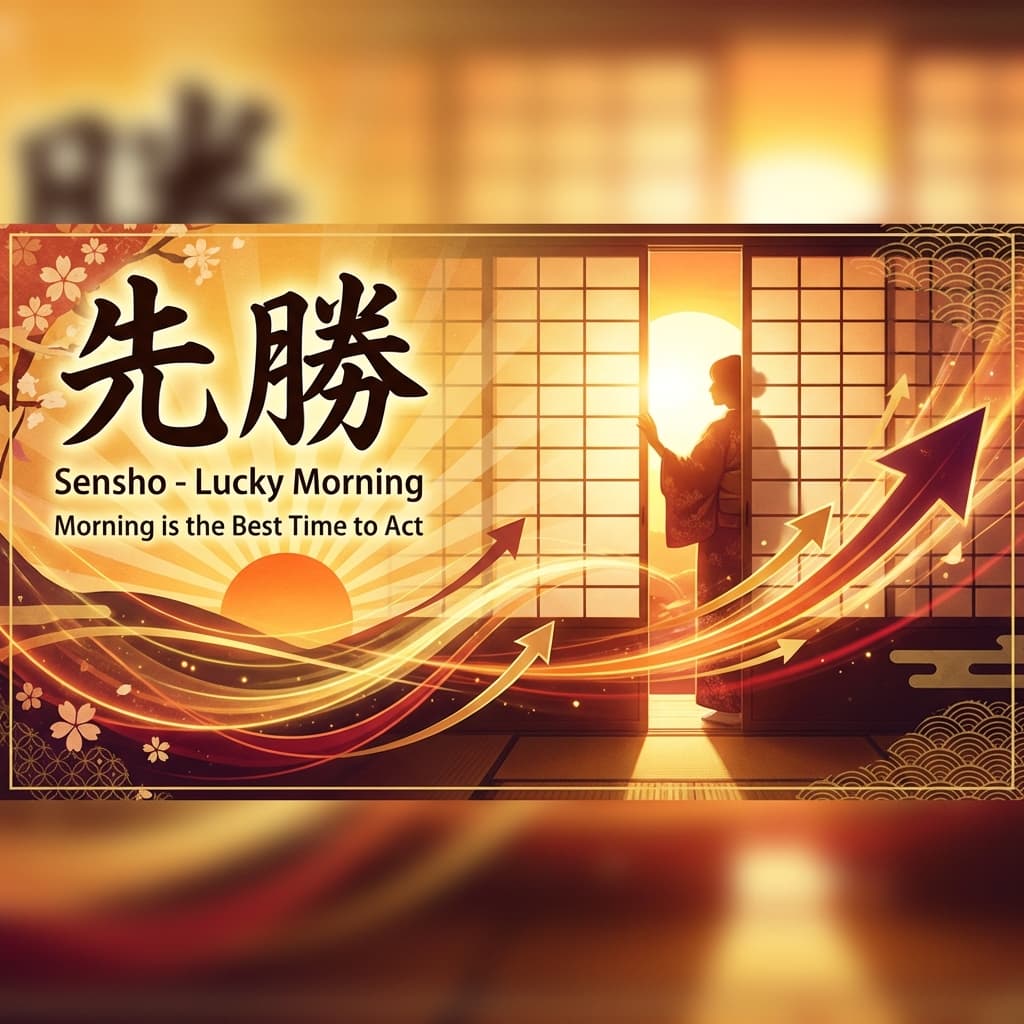 先勝の読み方と時間は?午前が吉のスケジュールの組み方