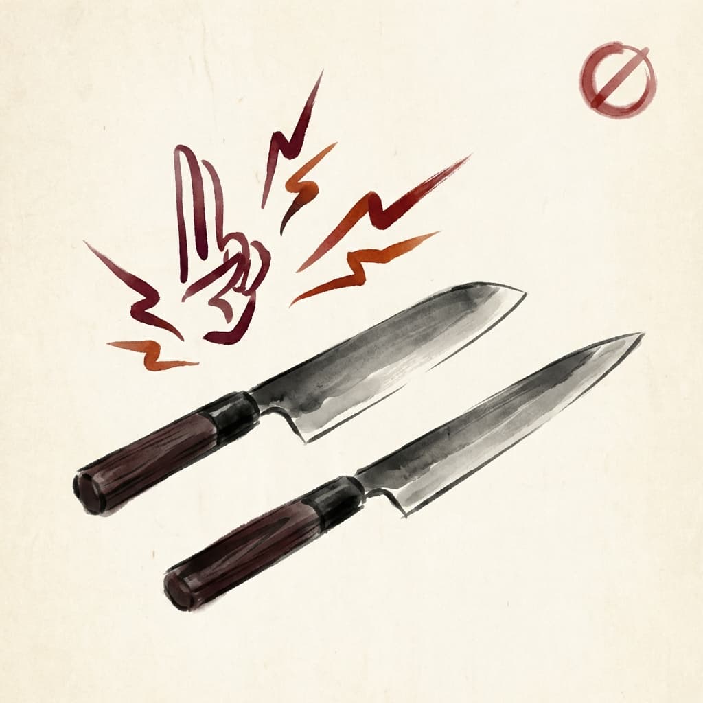 赤口の刃物・火の扱いの注意点|怪我を避ける暦の知恵