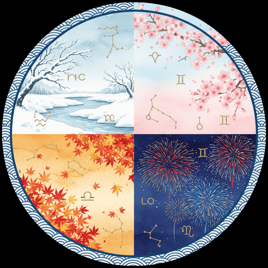 星座と四季の運勢 ─ 季節ごとの開運ポイント