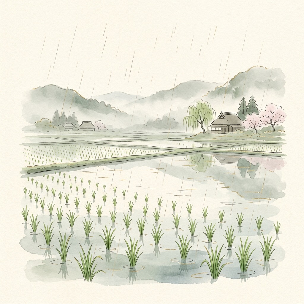 葭始生・穀雨の頃