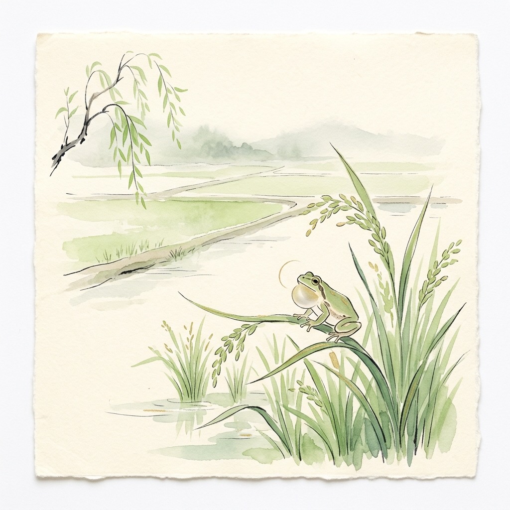 蛙始鳴・立夏の頃