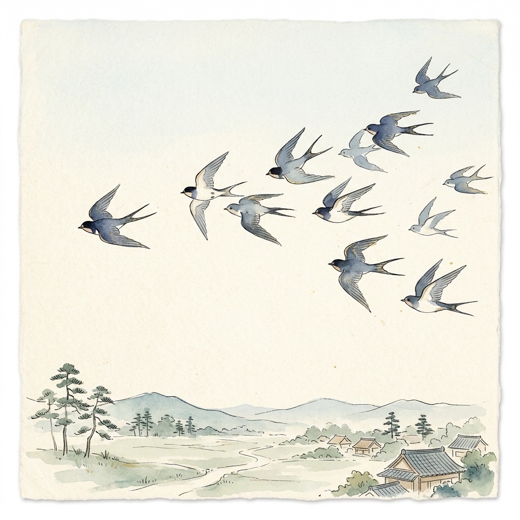 玄鳥至・清明の頃