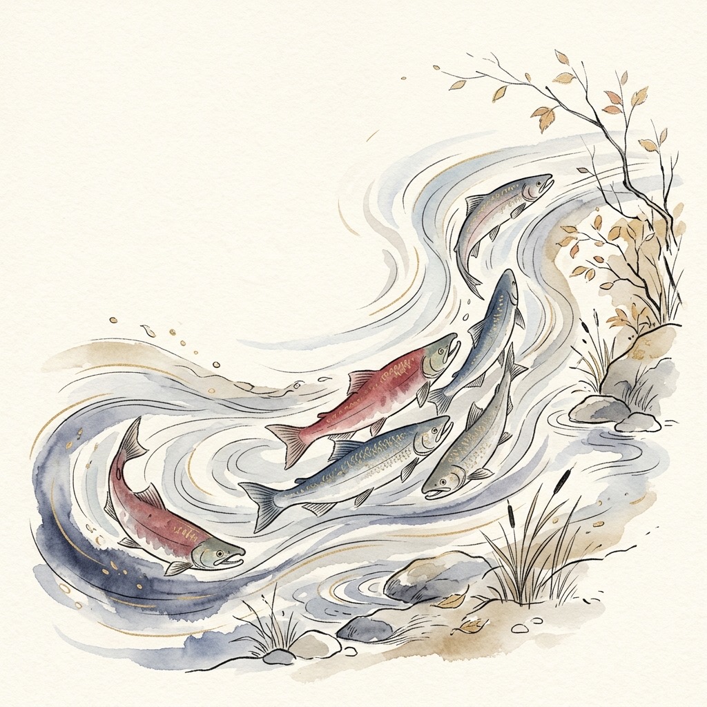 鱖魚群・大雪の頃