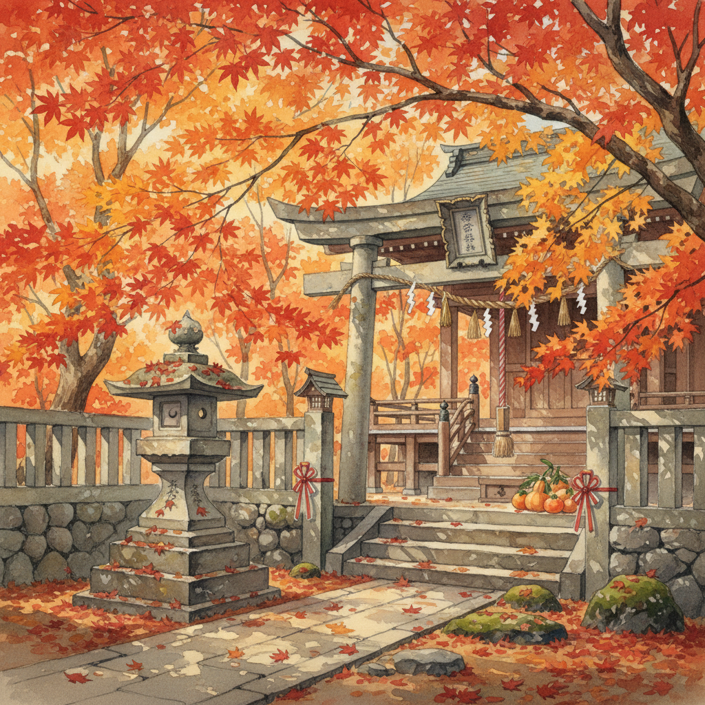 秋のパワースポット巡り ─ 紅葉と実りの開運旅