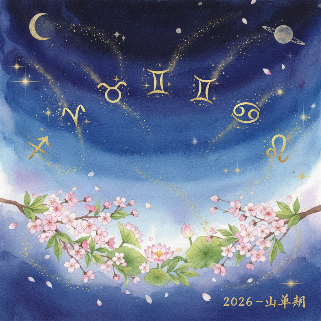 【2026年前半】星座別運勢ランキング ─ 牡羊座〜乙女座