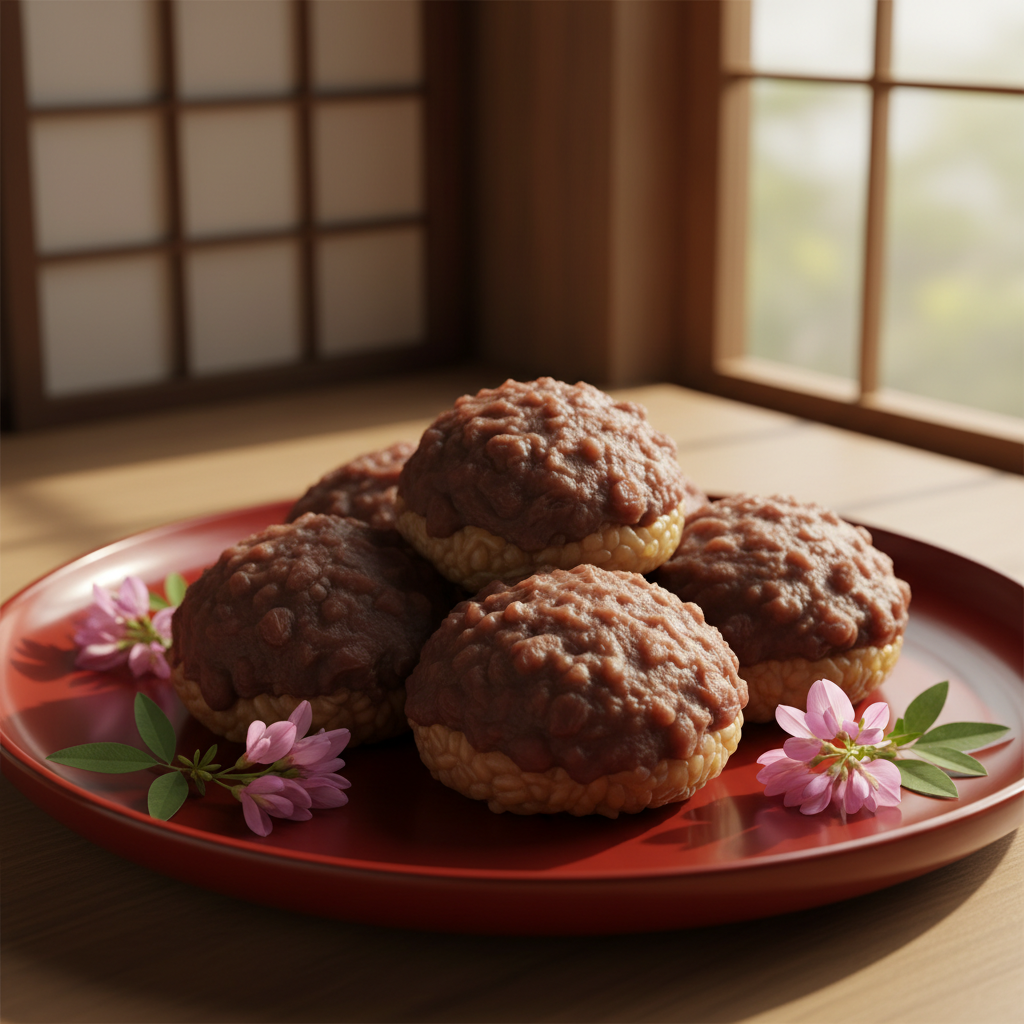 おはぎと秋の食卓